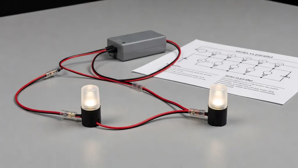 Jak podłączyć lampy szeregowo